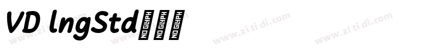 VD linegStdE字体转换